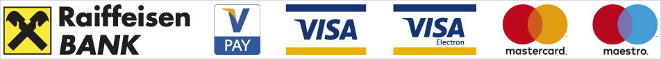 Raiffeisen Bank — plăți online acceptate: V PAY, Visa, Visa Electron, Mastercard, Maestro